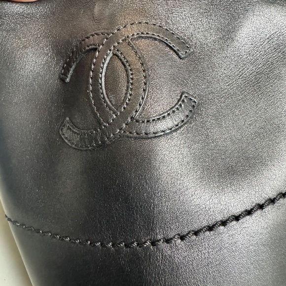 CHANEL Knee High Leather Equestrian Riding Boots - Picture 2 of 14